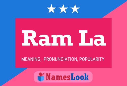 Ram La Name Poster