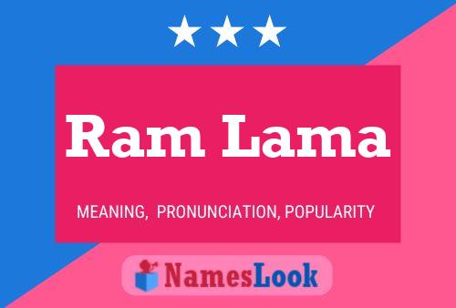 Ram Lama Name Poster