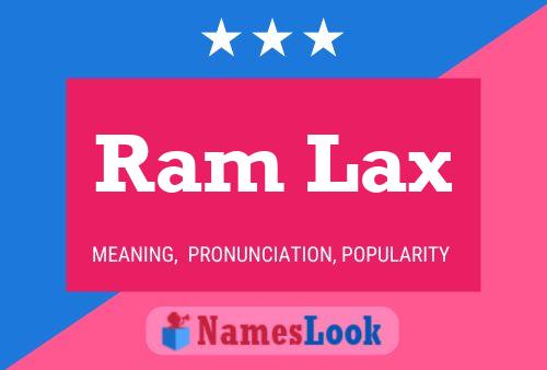 Ram Lax Name Poster