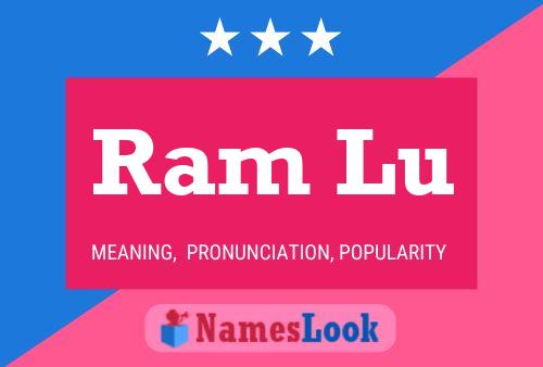 Ram Lu Name Poster