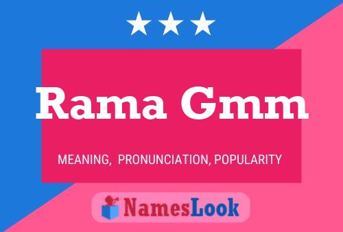 Rama Gmm Name Poster