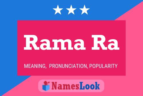 Rama Ra Name Poster