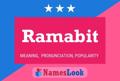 Ramabit Name Poster