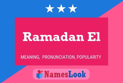 Ramadan El Name Poster