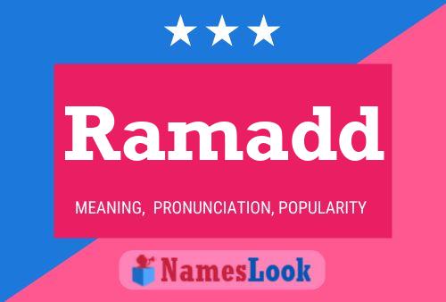 Ramadd Name Poster