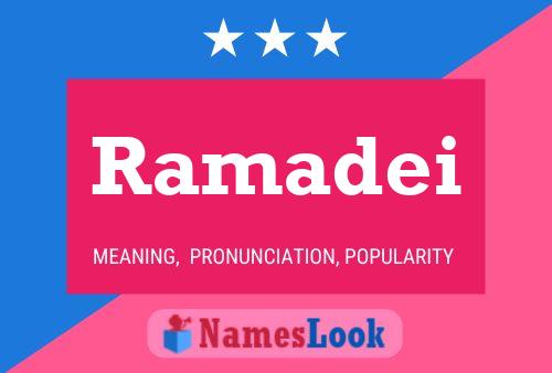 Ramadei Name Poster