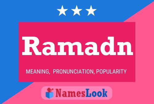 Ramadn Name Poster