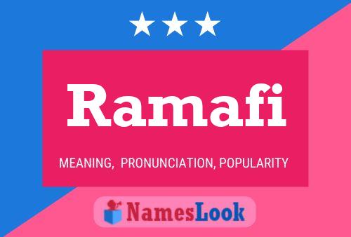 Ramafi Name Poster