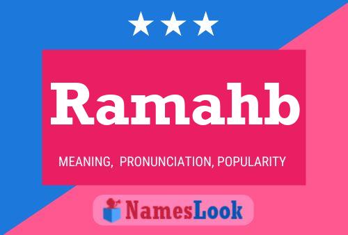 Ramahb Name Poster