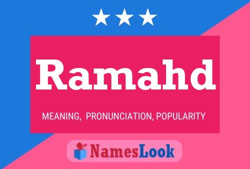 Ramahd Name Poster