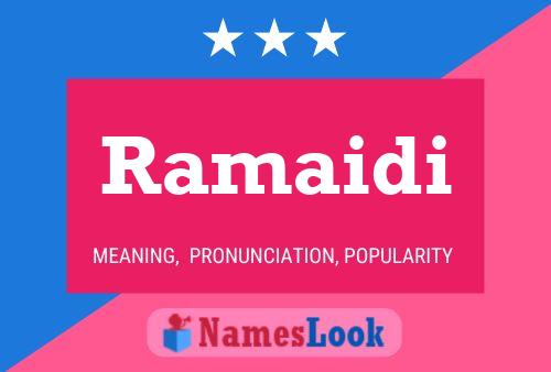 Ramaidi Name Poster