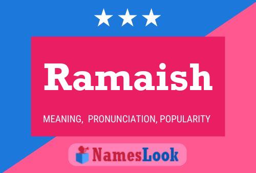 Ramaish Name Poster