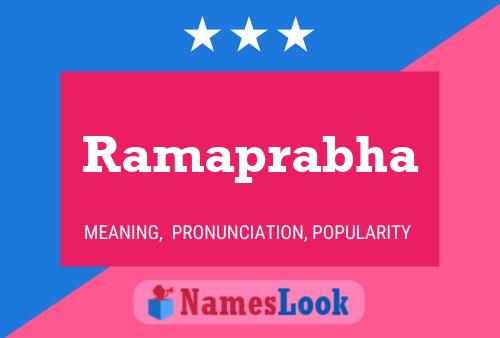 Ramaprabha Name Poster