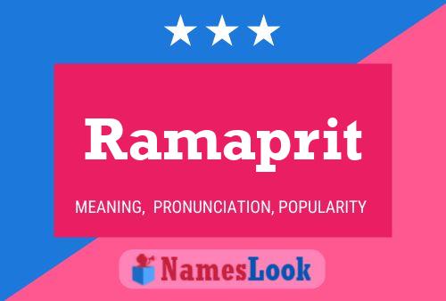 Ramaprit Name Poster