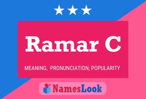 Ramar C Name Poster