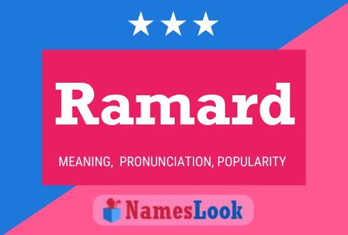 Ramard Name Poster