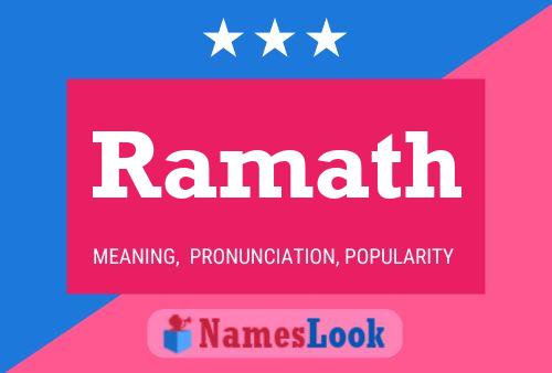 Ramath Name Poster