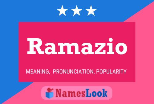 Ramazio Name Poster