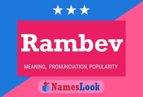 Rambev Name Poster