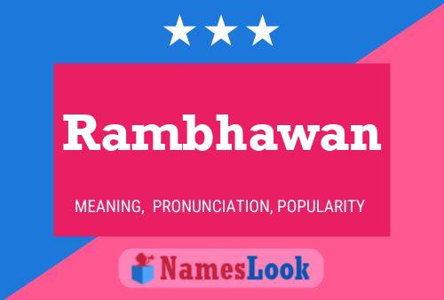 Rambhawan Name Poster