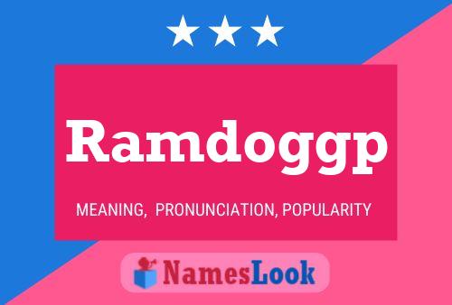 Ramdoggp Name Poster