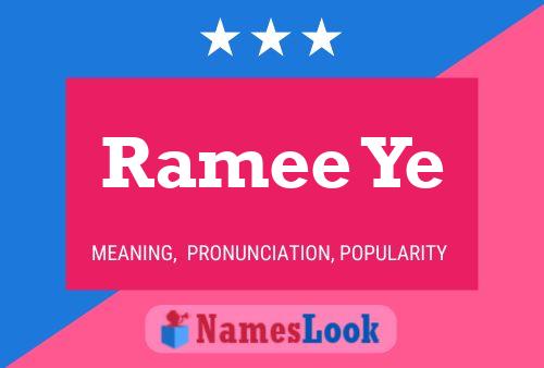 Ramee Ye Name Poster