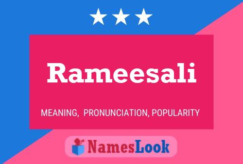 Rameesali Name Poster