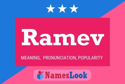 Ramev Name Poster