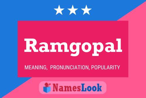 Ramgopal Name Poster