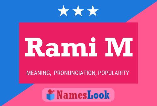 Rami M Name Poster