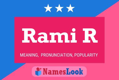 Rami R Name Poster