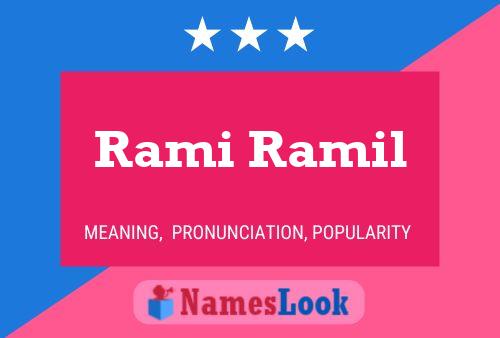 Rami Ramil Name Poster