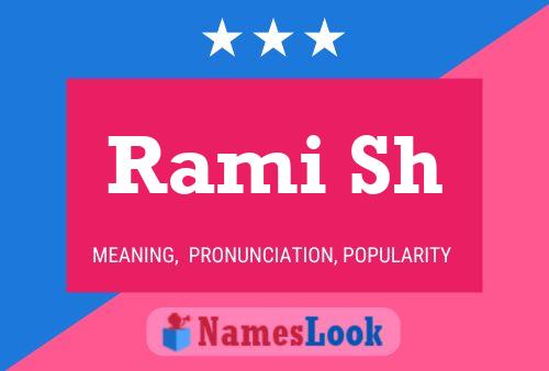 Rami Sh Name Poster