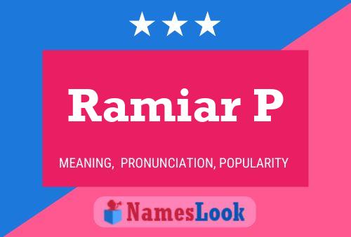 Ramiar P Name Poster