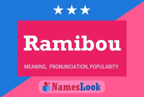 Ramibou Name Poster