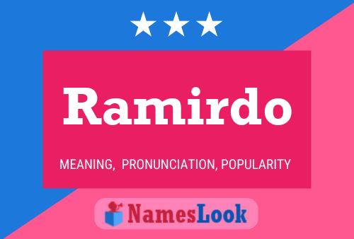 Ramirdo Name Poster