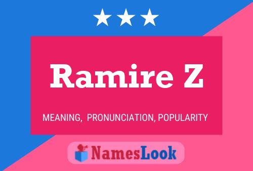 Ramire Z Name Poster