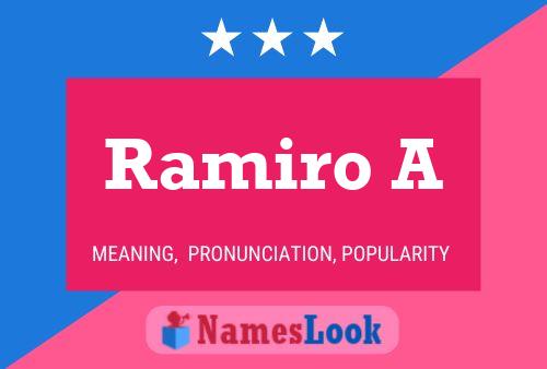 Ramiro A Name Poster