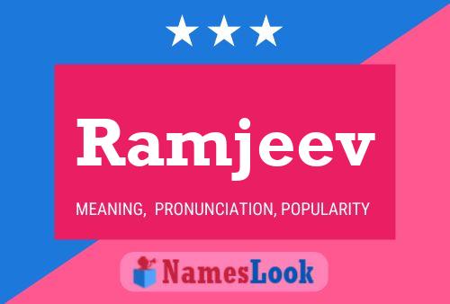 Ramjeev Name Poster