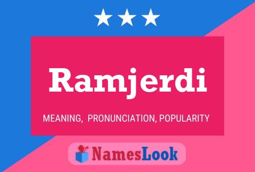 Ramjerdi Name Poster