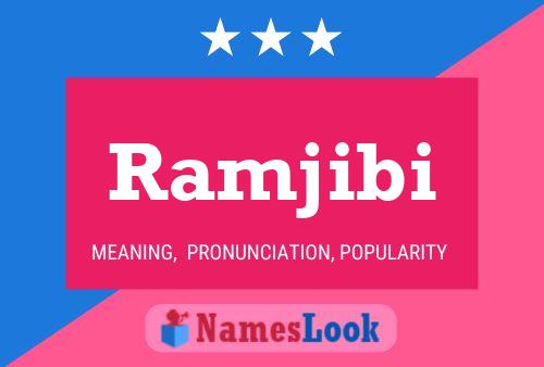 Ramjibi Name Poster