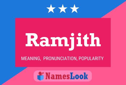 Ramjith Name Poster