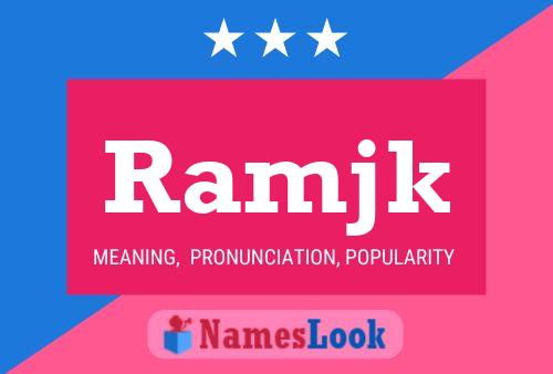 Ramjk Name Poster