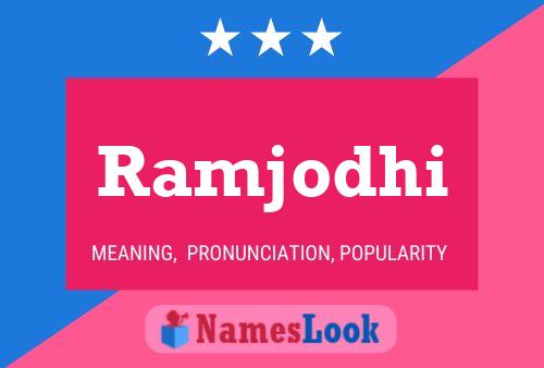 Ramjodhi Name Poster