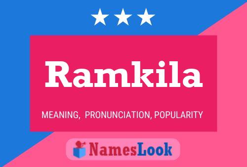 Ramkila Name Poster