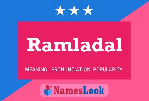 Ramladal Name Poster