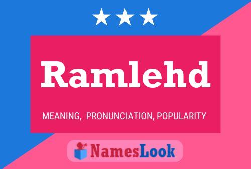 Ramlehd Name Poster