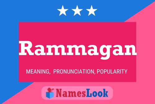 Rammagan Name Poster