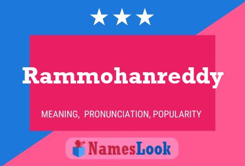 Rammohanreddy Name Poster