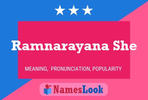 Ramnarayana She Name Poster